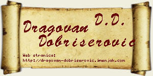 Dragovan Dobrišerović vizit kartica